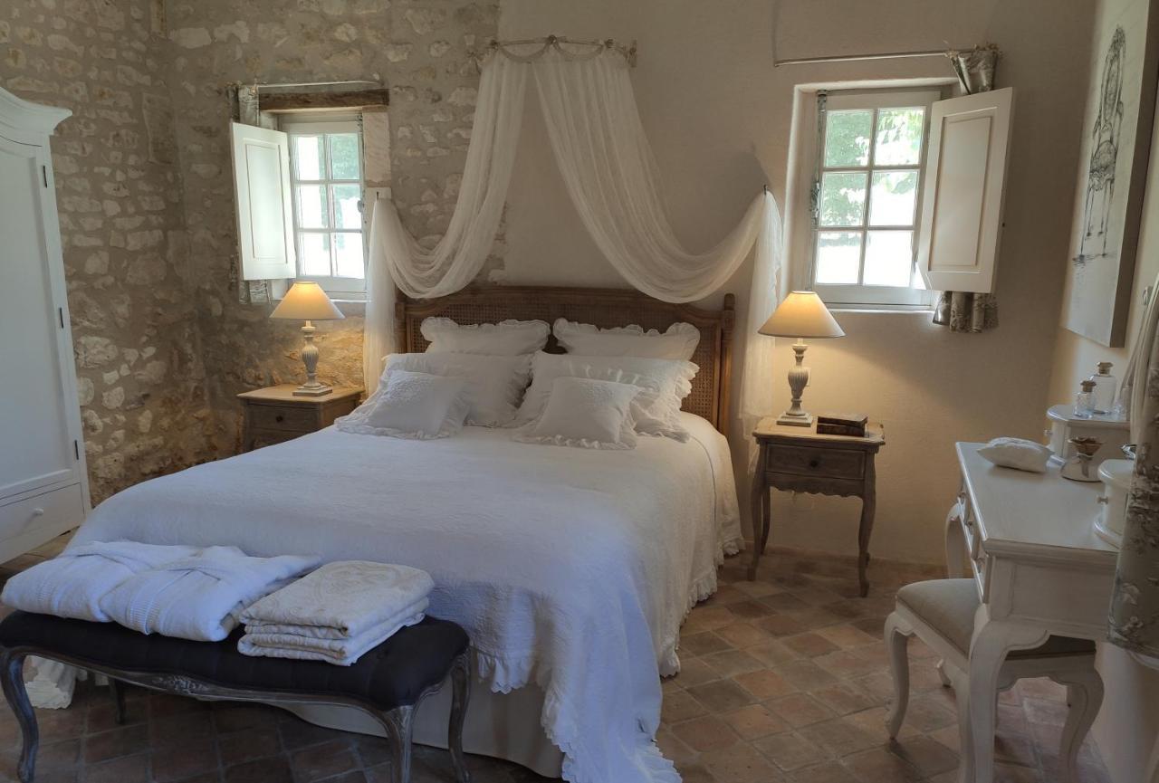 La Ferme Blanche Bed and Breakfast Cussay Esterno foto